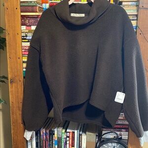 We The Free Brown Crop Top Relaxed Fit